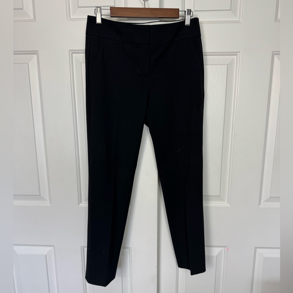 LOFT by Ann Taylor Marisa Black Crop Ankle Pants Size 2‎
